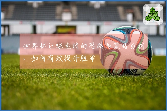 世界杯让球竞猜的思路与策略分析，如何有效提升胜率